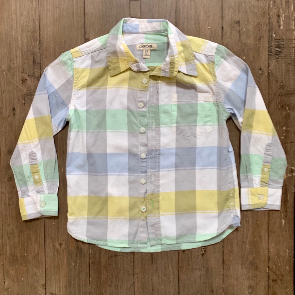 Boy button down shirt.